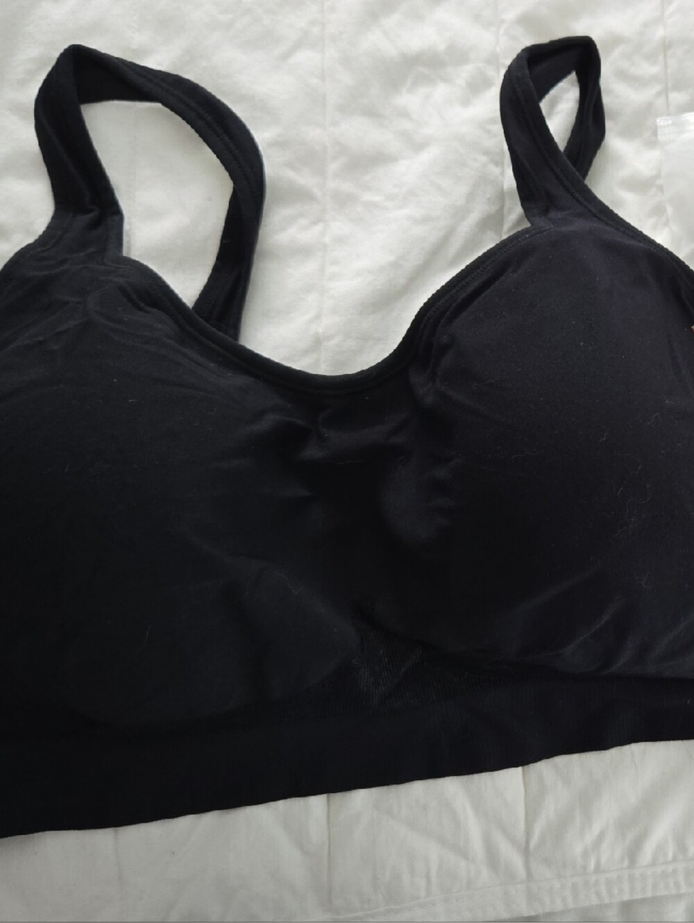 Truekind Black Seamless Daily Comfort Wirefree Shaper Bra